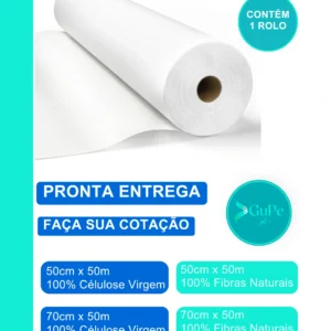 Lençol de Papel Descartável Gupe pel: 70 x 50 / 50 x 50