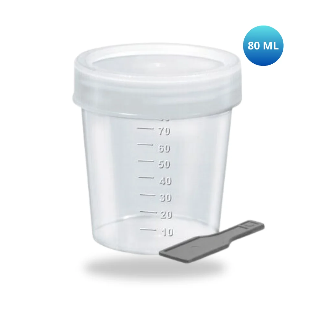 Frasco coletor universal de urina 80 mL não estéril - Imagem 2